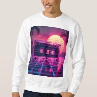 Sudadera Diseño de Música Estética Vaporwave