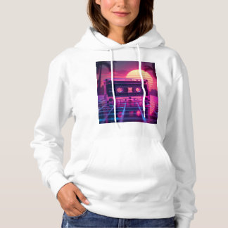 Sudadera Diseño de Música Estética Vaporwave