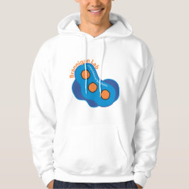 Sudadera Diseño de nanopartículas para un fondo más claro