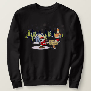 Sudadera Diseño de Navidad de patinador de panda