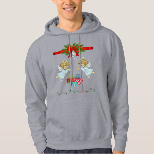 Sudadera Diseño de navidades con ángeles