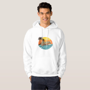 Sudadera Diseño de nombre Logan Retro Sunset