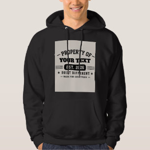 Sudadera Diseño de nombre personalizado – Moderno minimalis