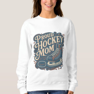 Sudadera Diseño de patinaje sobre hielo de orgullosa mamá d