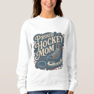 Sudadera Diseño de patinaje sobre hielo de orgullosa mamá d