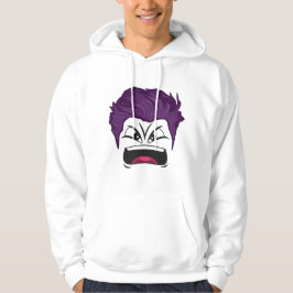 SUDADERA DISEÑO DE PATRÓN DE CARA