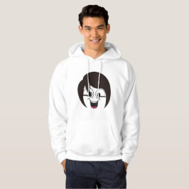 SUDADERA DISEÑO DE PATRÓN DE CARA
