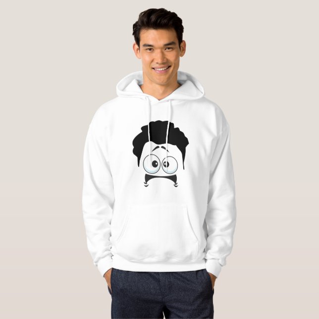 SUDADERA DISEÑO DE PATRÓN DE CARA (Anverso completo)