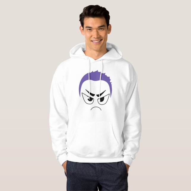SUDADERA DISEÑO DE PATRÓN DE CARA (Anverso completo)
