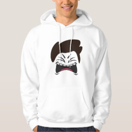 SUDADERA DISEÑO DE PATRÓN DE CARA
