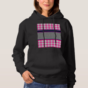 Sudadera Diseño de patrón mixto de lunares y rayas de arleq