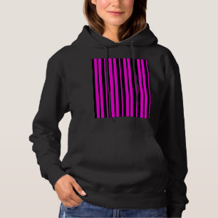 Sudadera Diseño de patrones de rayas verticales púrpuras en