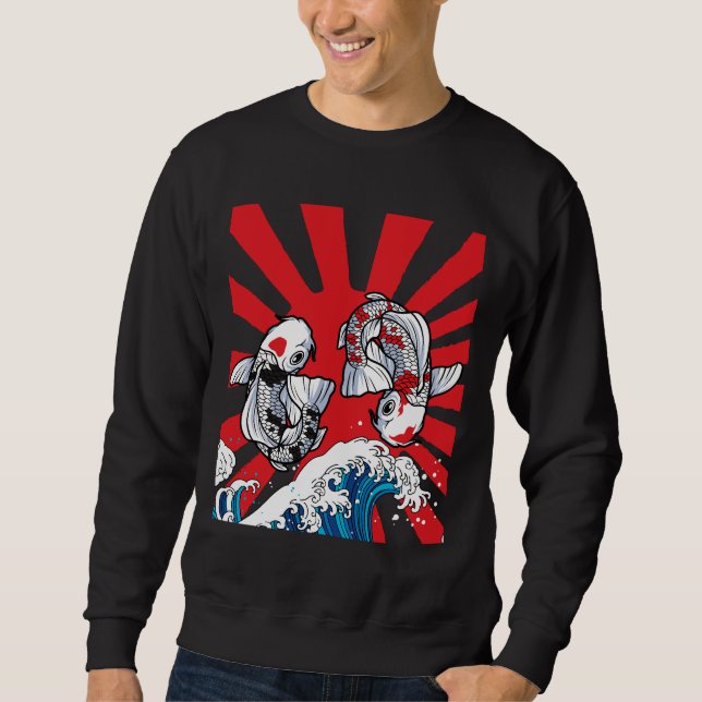 Sudadera Diseño de peces Koi (Anverso)