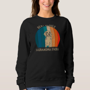 Sudadera Diseño de Perro Beagle Retro para Abuela Madre