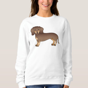 Sudadera Diseño De Perro Dachshund De Chocolate Y Tan Liger