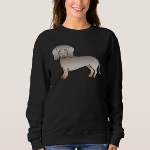 Sudadera Diseño de perro Dachshund de pelaje liso Isabella 