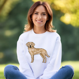 Sudadera Diseño de perro de dibujos animados Labrador Retri
