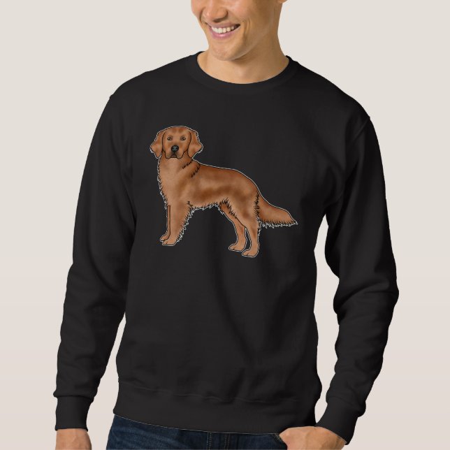 Sudadera Diseño de perro de dibujos animados lindo Retrieve (Anverso)