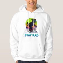 Diseño de perro skate retro rad