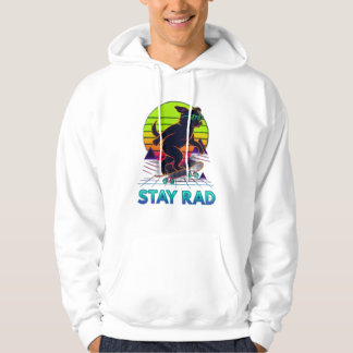 Sudadera Diseño de perro skate retro rad