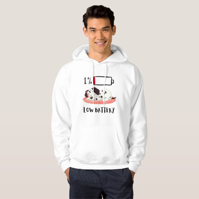 Sudadera Diseño de perro somnoliento (Anverso completo)