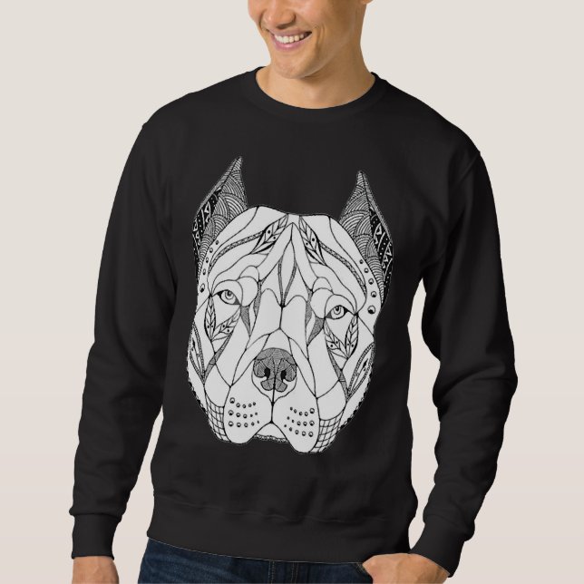 Sudadera Diseño de perros Pitbull (Anverso)