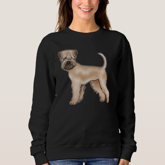 Sudadera Diseño de Personalizado de Perro Terrier de Llanto (Anverso)