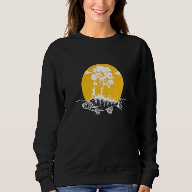 Sudadera Diseño de pescadores de la isla de los peces para  (Anverso)