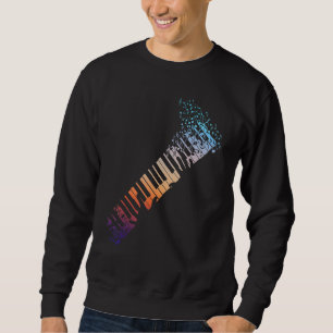 Sudadera Diseño De Piano De Teclado Hues Guay Para Hombres