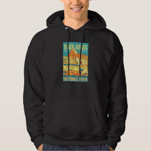 Sudadera Diseño de Póster del Parque Nacional Badlands Dako