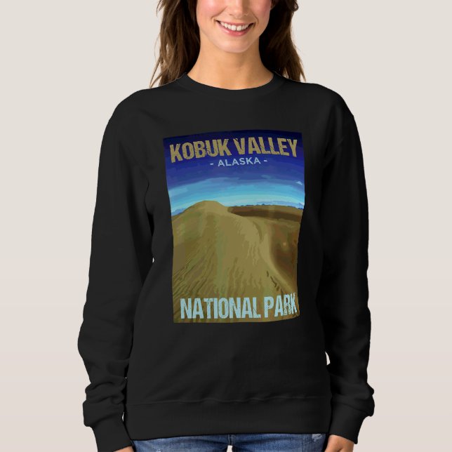 Sudadera Diseño de Póster del Parque Nacional Kobuk Valley  (Anverso)