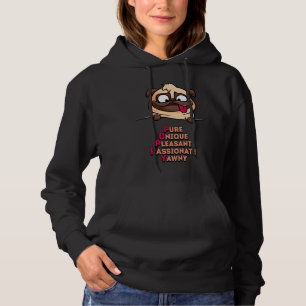 Sudadera Diseño de Pug de Cachorro Camiseta Clásica 888