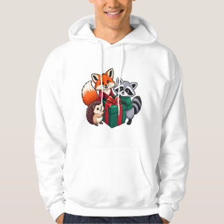 Sudadera Diseño de regalo de zorro mapache de bosque de Nav
