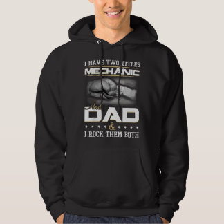 Sudadera Diseño de ropa de cita de humor de papá mecánico