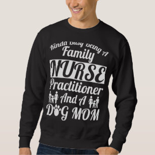 Sudadera Diseño de ropa de enfermera profesional de familia