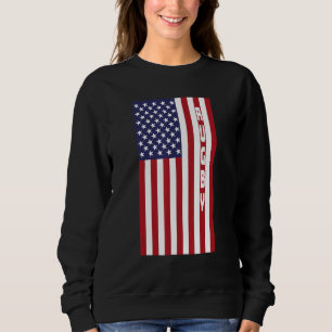 Sudadera Diseño de rubí patriótico gráfico bandera estadoun