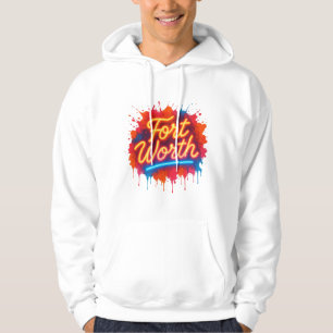 Sudadera Diseño de salpicaduras de arte callejero en Fort W