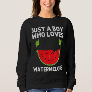 Sudadera Diseño de sandía para niños Comida de frutas de ve