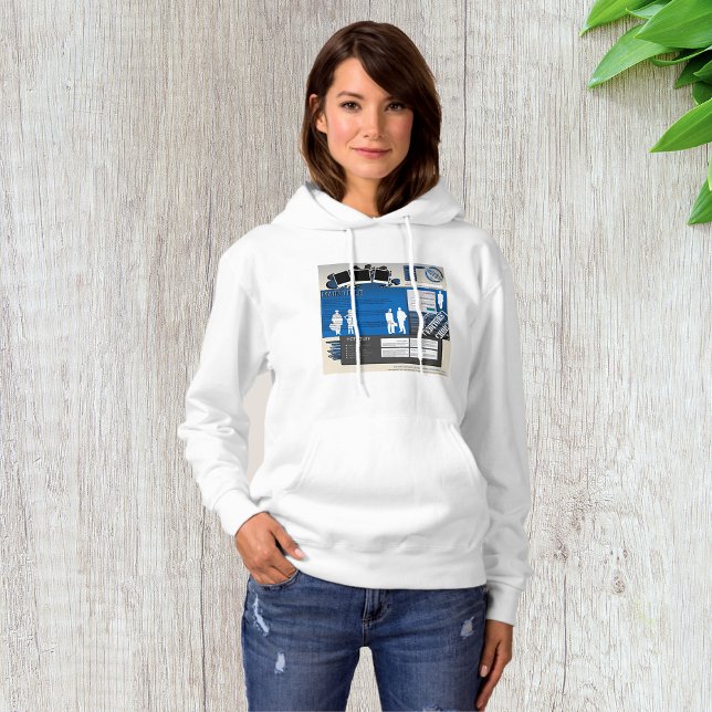 Sudadera Diseño de sitio web de Womens Hoodie (Subido por el creador)