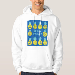 Sudadera Diseño de tarjeta de vinos Fun Pineapple Vintage