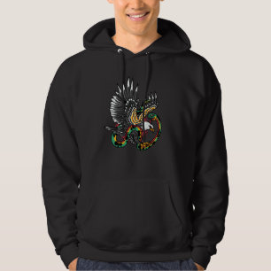 Sudadera Diseño de tatuaje de águila vs serpiente