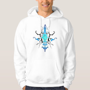 Sudadera Diseño de tatuaje tribal de máscara abstracta - az