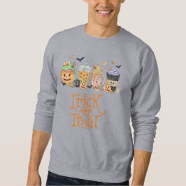 Sudadera Diseño de taza de helado y postre Trick & Treat