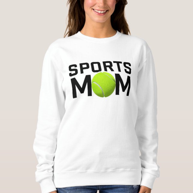 Sudadera Diseño de tenis para mamá deportiva (Anverso)