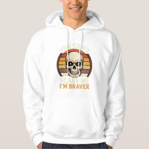 Sudadera Diseño de terror retro de cráneo de Halloween más