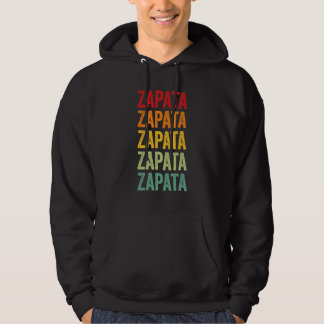 Sudadera Diseño de texto arcoíris del condado de Zapata Tex