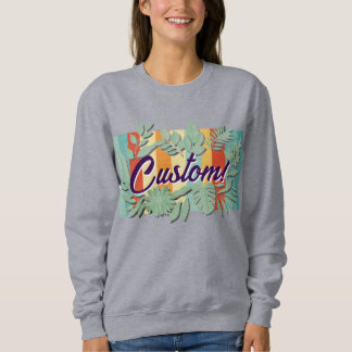 Sudadera Diseño de texto colorido y vibrante
