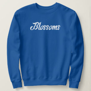 Sudadera Diseño de texto de texto de belleza de flores incr
