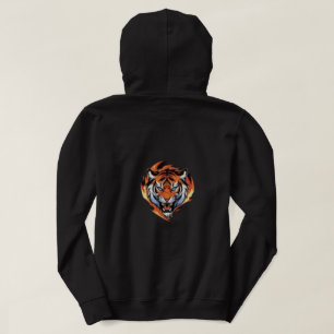 Sudadera Diseño de Tigre Sé Valiente Estética Motivaciona