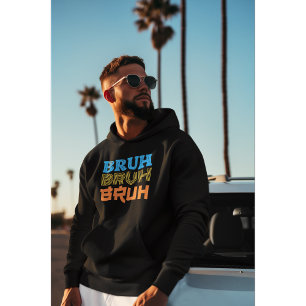 Sudadera Diseño de tipografía audaz BRUH